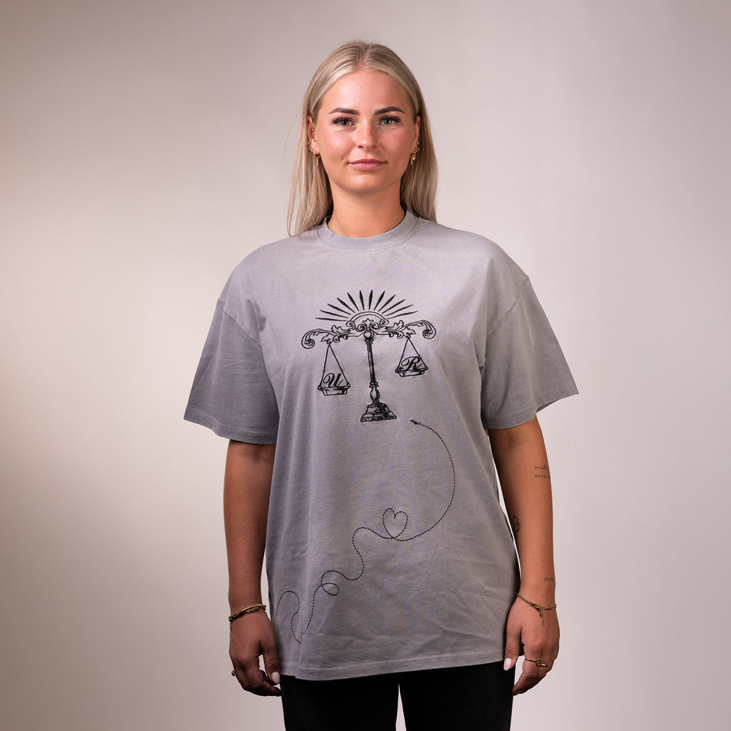 Shadow Grey Acid Washed T-shirt