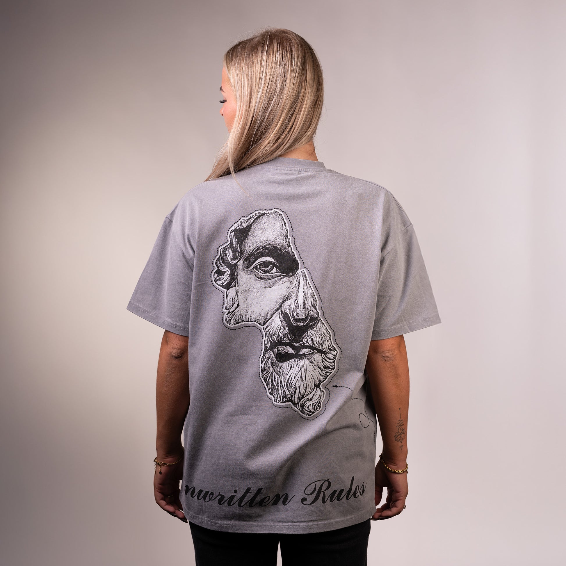 Shadow Grey Acid Washed T-shirt