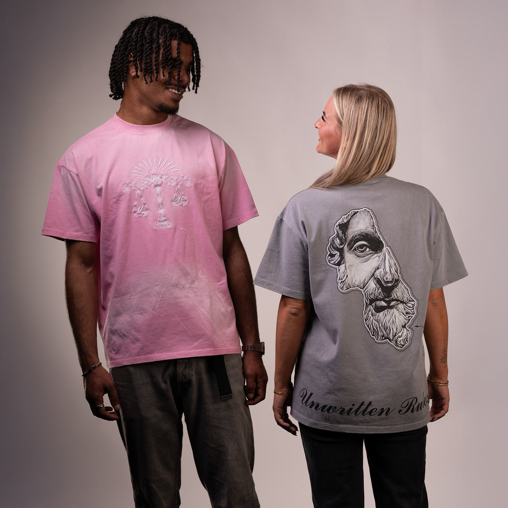 Rosy Pink Acid Washed T-shirt