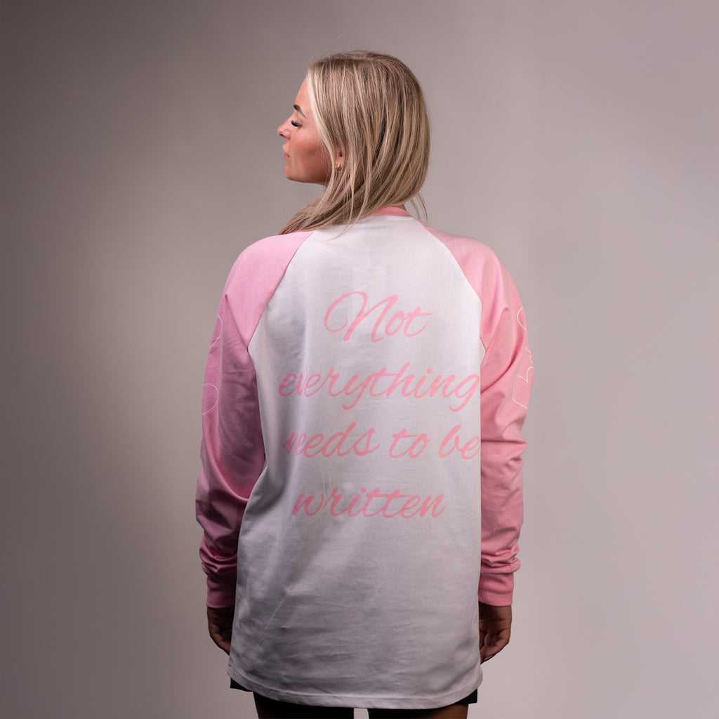 Blush Long Sleeve Pink/White