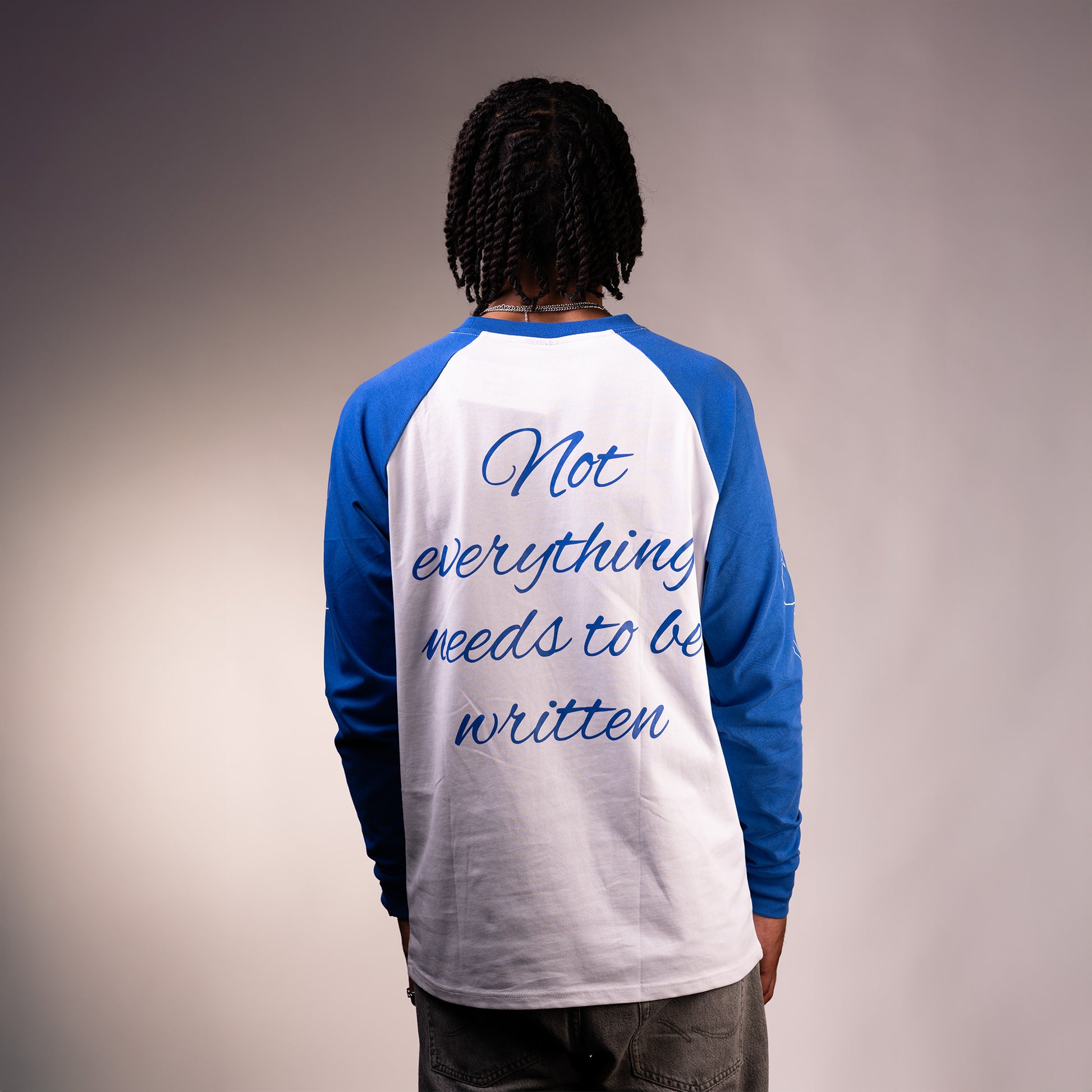 Cobalt Long Sleeve Blue/White