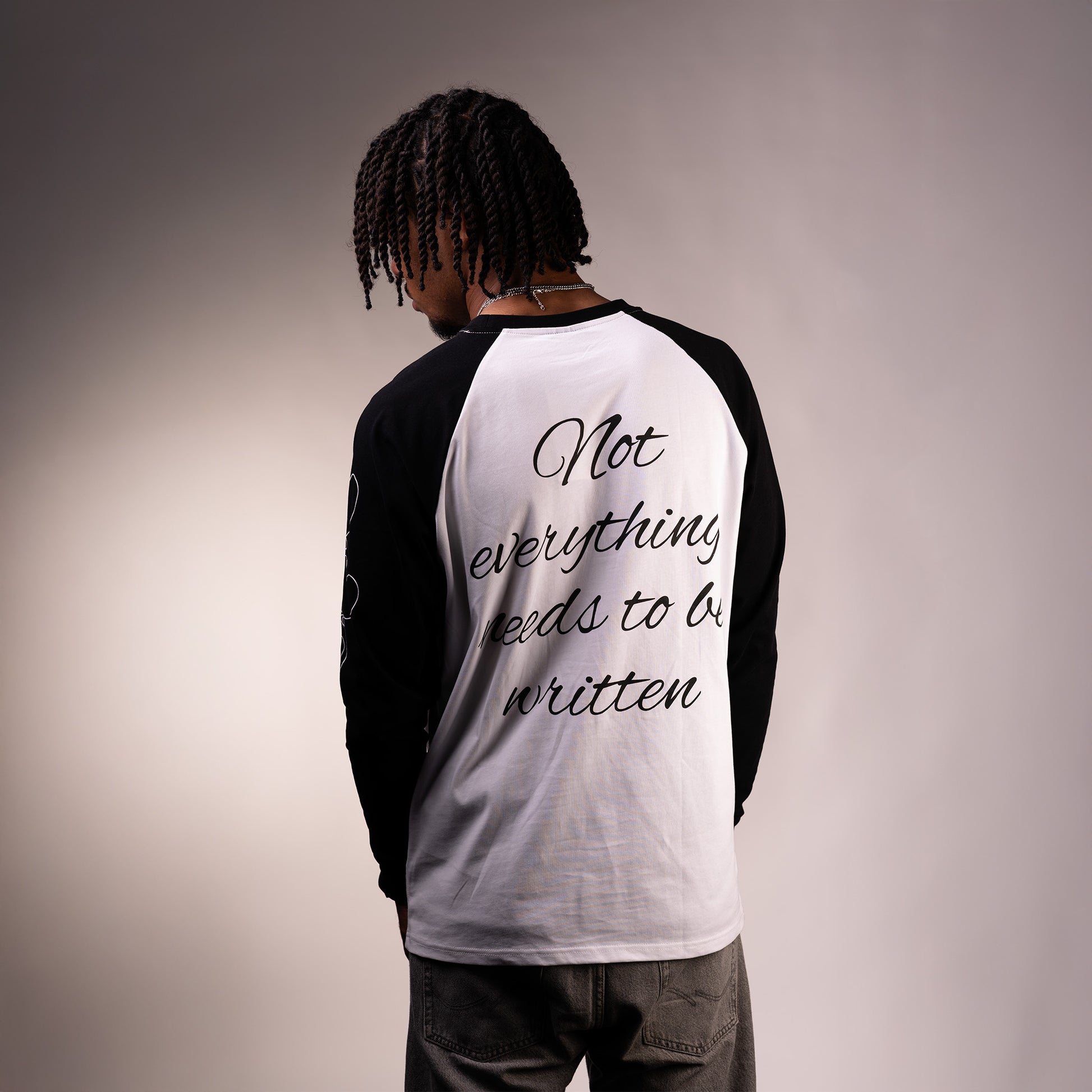 Midnight Long Sleeve Black/White